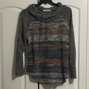 Matrices Cowl Neck Hoodie